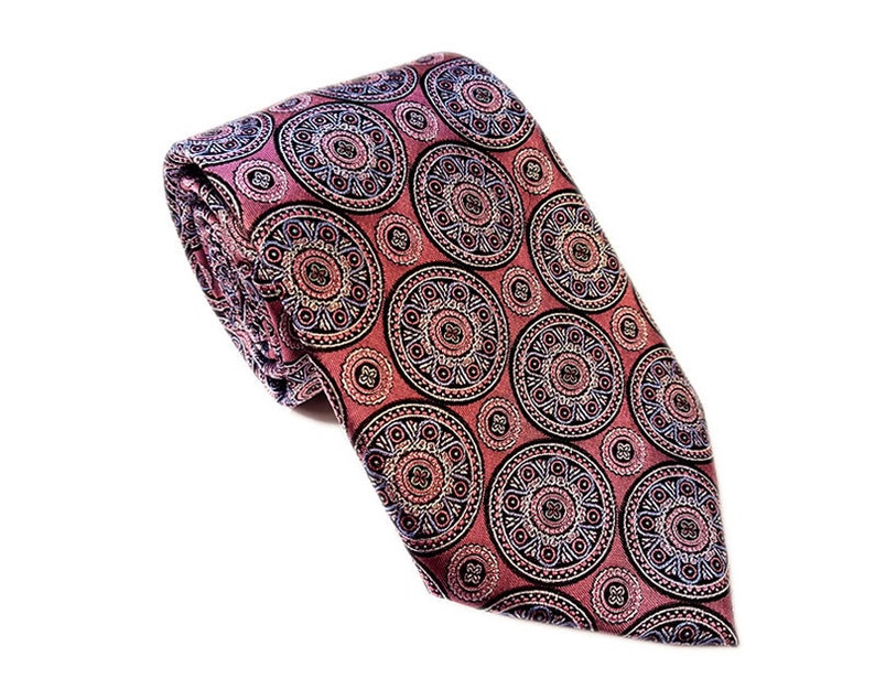 Pink Designer Tie - Etsy UK