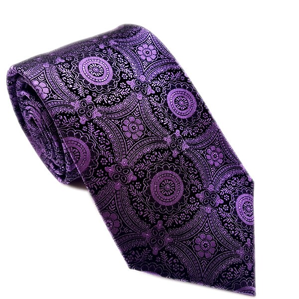 Dark Purple Tie - Etsy