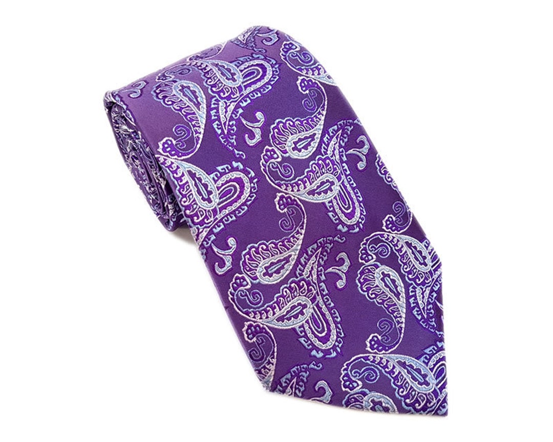 sparkly purple tie