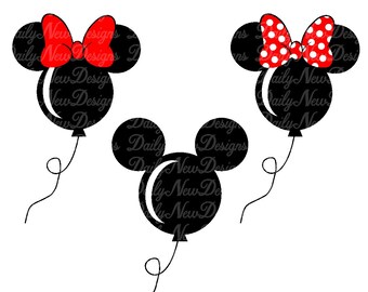 Download Mickey balloon svg | Etsy