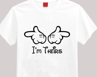 I'm Theirs svg, Mickey Hands svg, Disney svg, Disneyland svg, Tshirt svg, Mug svg, Silhouette Cut Files, Cricut Files Svg Png Dxf Eps Cdr