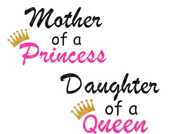 Download Mother of a princess | Etsy