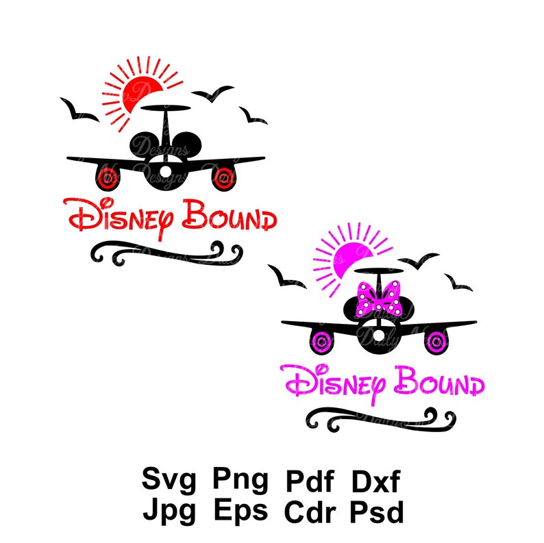 Download Disney Bound Mickey Minnie Svg / 2-for-1 / Disney Trip ...