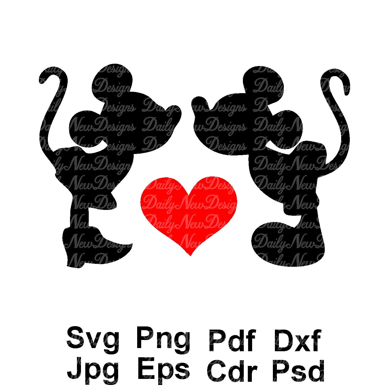 Free 244 Disney Heart Svg SVG PNG EPS DXF File