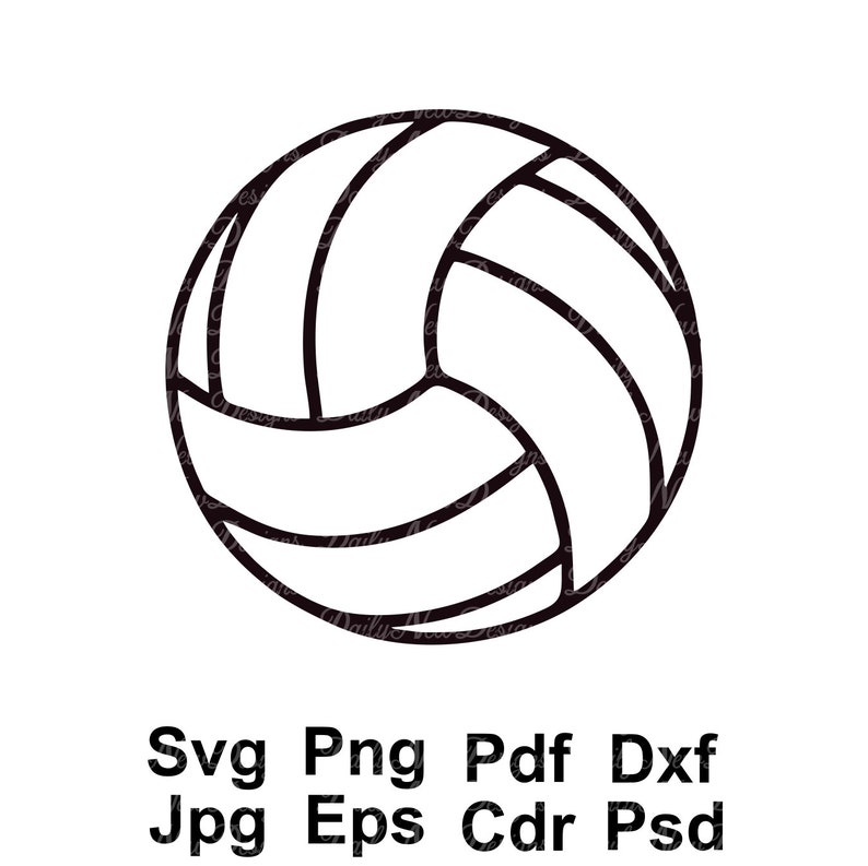 Volleyball Monogram SVG Sports Ball Svg Cricut ...