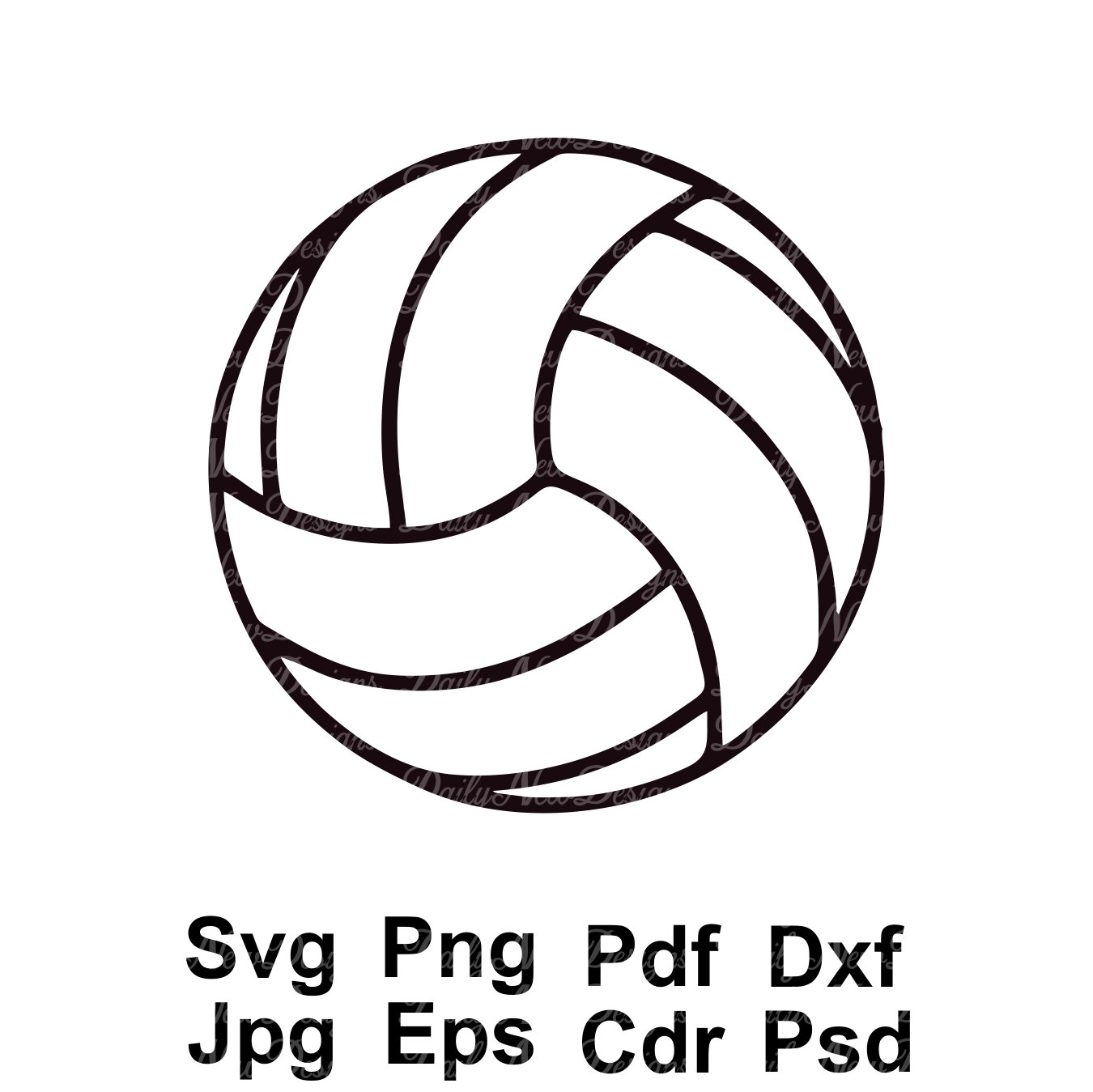 Download Volleyball Monogram SVG Sports Ball Svg Cricut ...