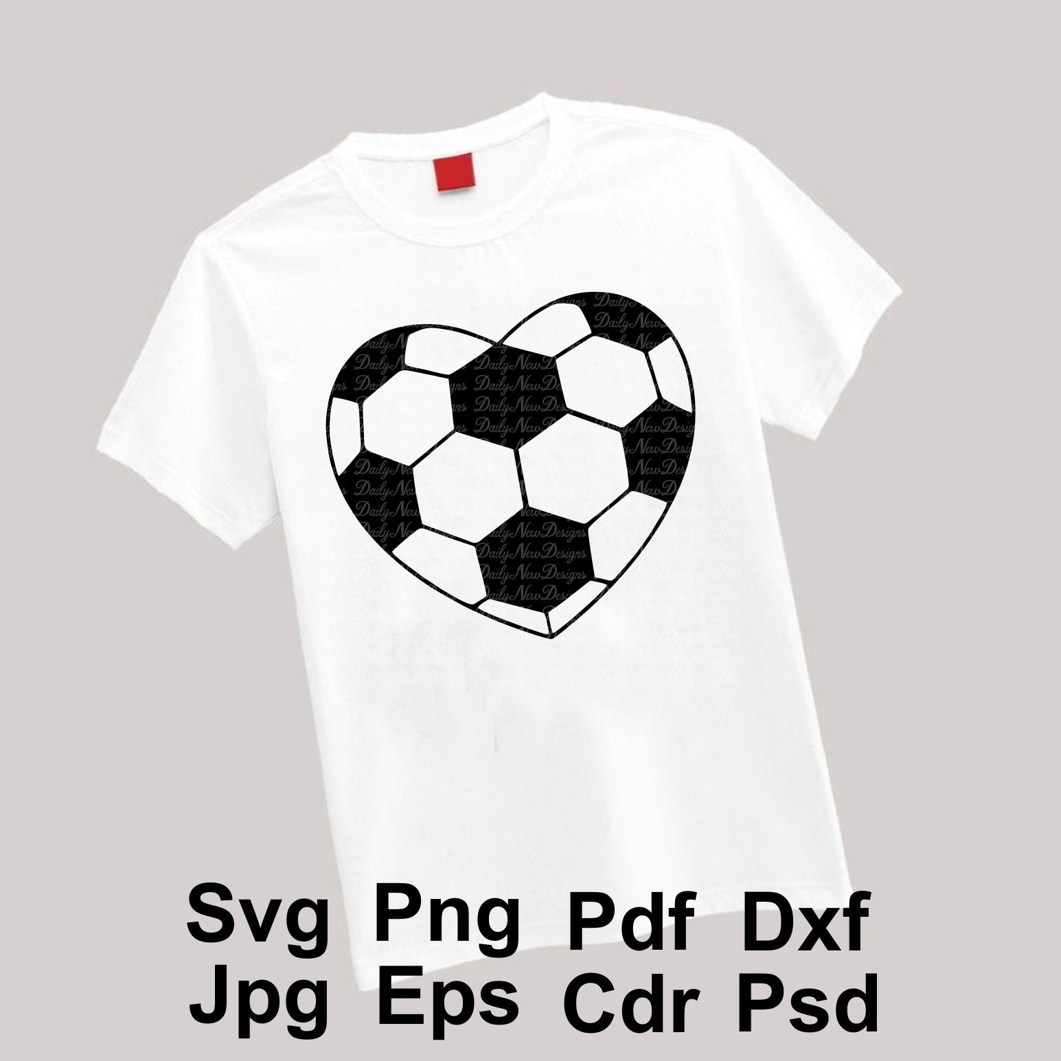 Soccer Ball Heart Svg / Sports Ball / Heart Shaped / Etsy Canada