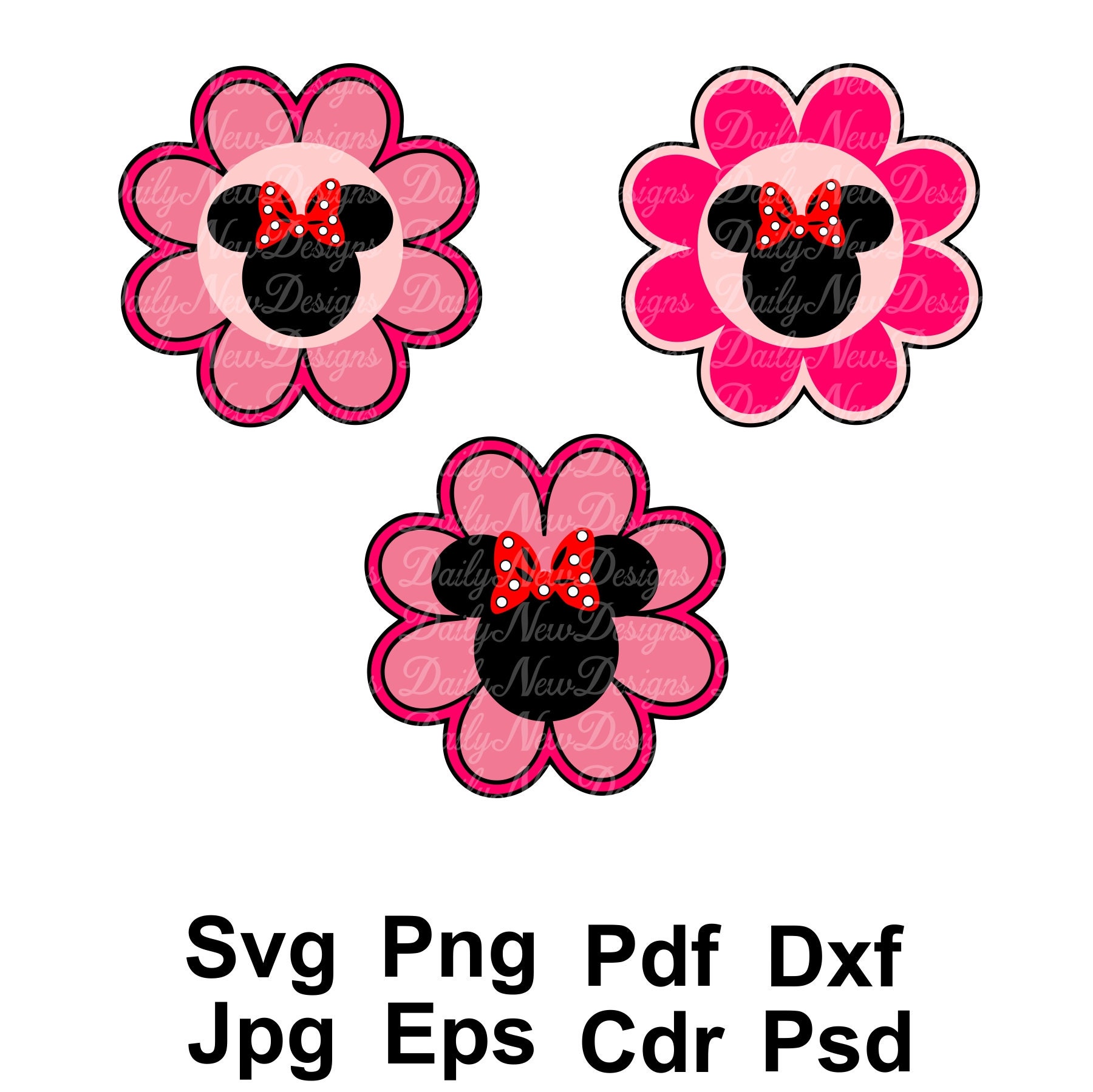Free Free 343 Minnie Flower Svg SVG PNG EPS DXF File