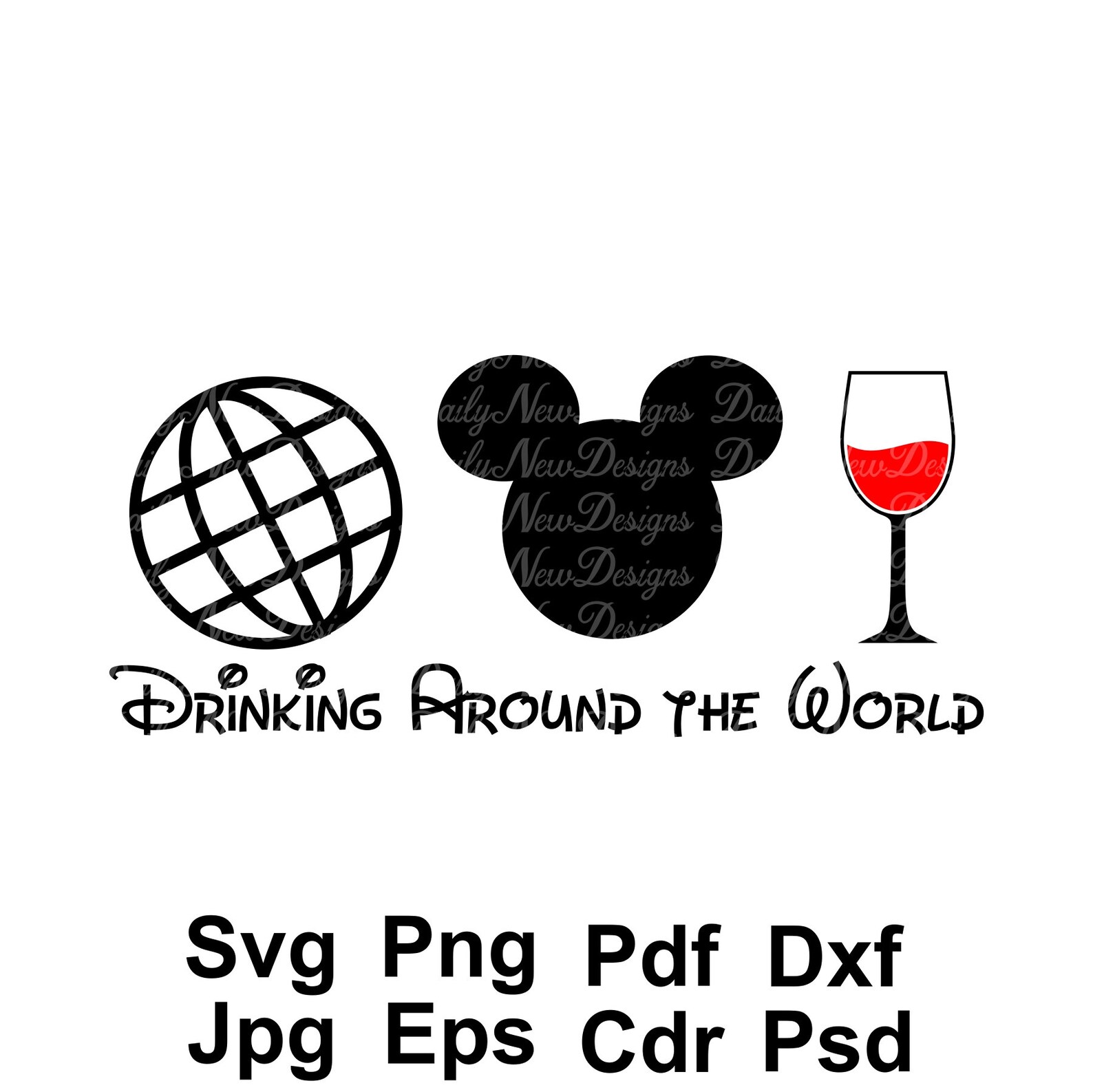 Drinking Around the World Svg Disney Svg Drinking Svg Wine - Etsy Singapore