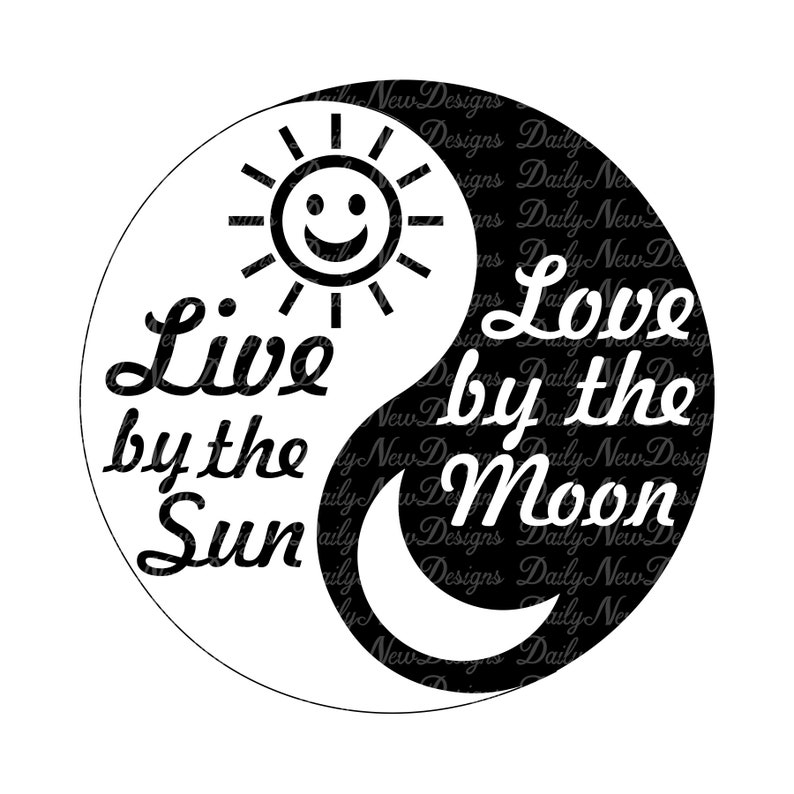 Download Clip Art Art Collectibles Live By The Sun Love By The Moon Svg Yin Yang Svg Sun Svg Moon Svg Tshirt Svg Mug Svg Svg Files Cricut Svg Png Jpg Dxf