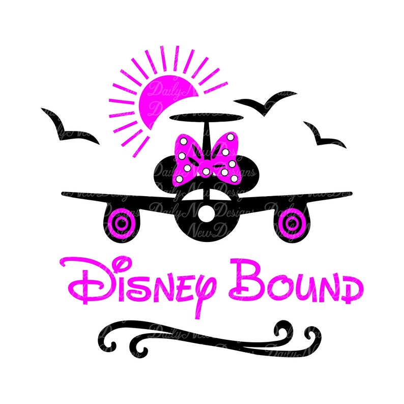 Disney Bound Mickey Minnie Svg 2-for-1 Disney Trip 2018 Family Vacation Svg...