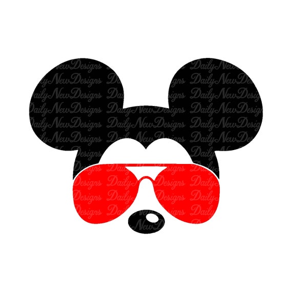 Download Mickey Sunglasses SVG 8-for-1 Disney Svg Mickey Mouse Head ...
