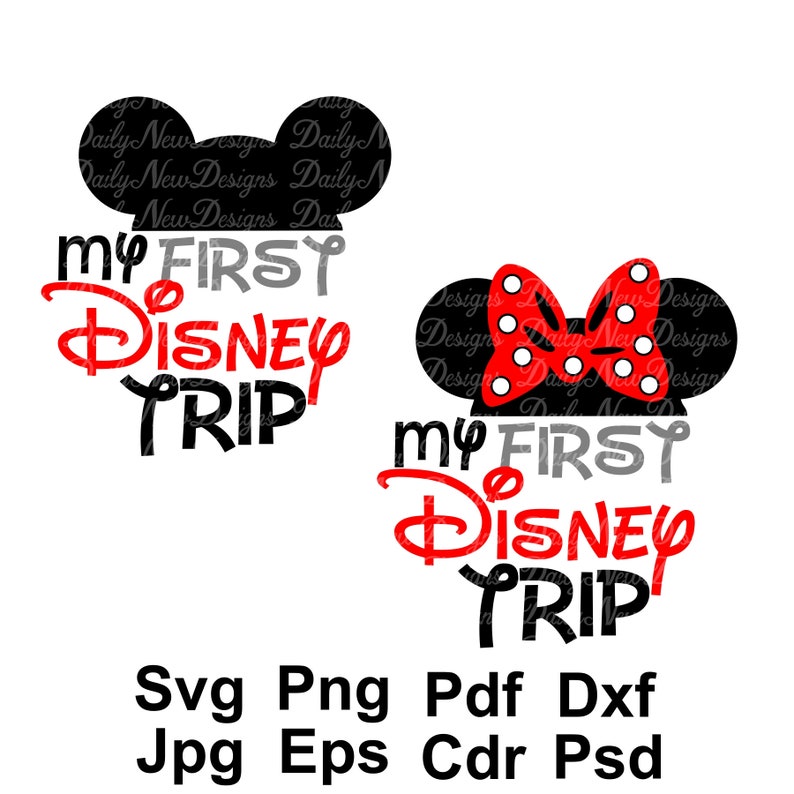 my first trip to disney svg