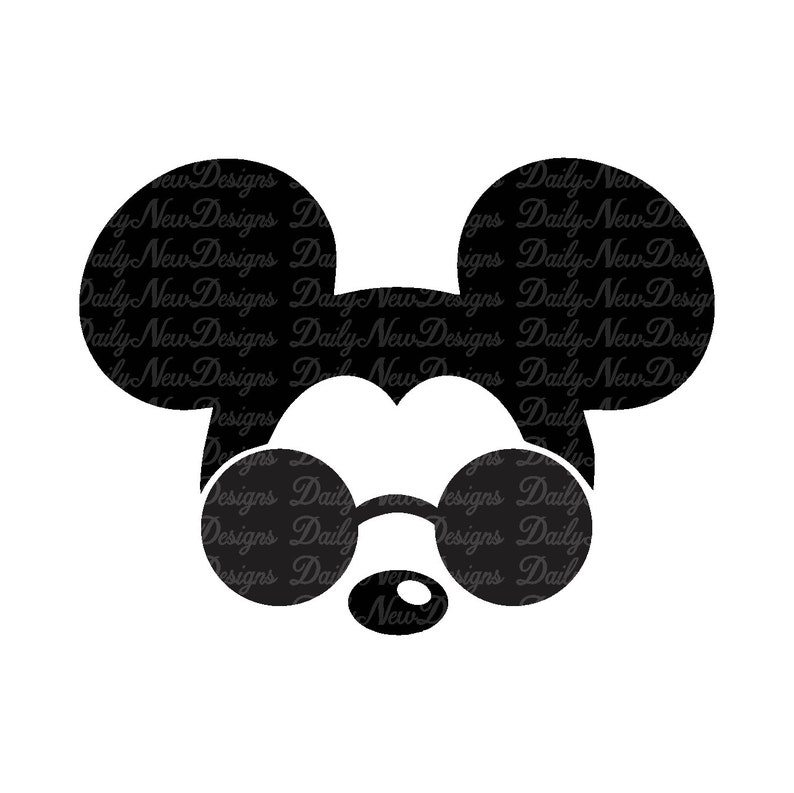 Mickey Sunglasses SVG 8-for-1, Disney Svg, Mickey Mouse Head Svg, Micke...