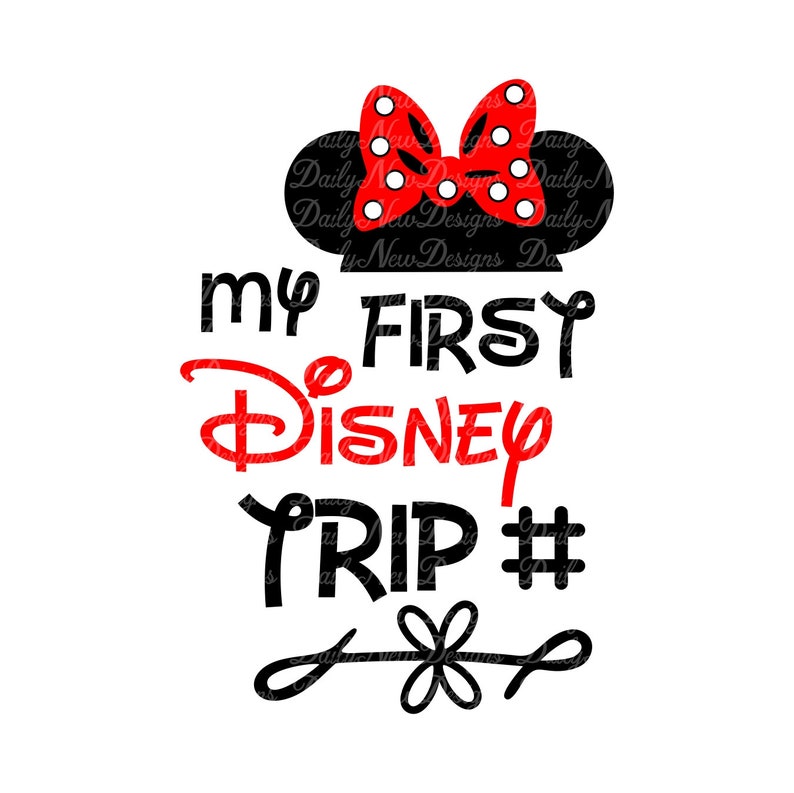 Download My First Disney Trip 2019 Svg Mickey Head Minnie Bow 2-for ...