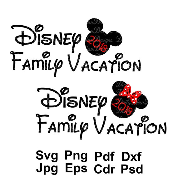 Download Disney Family Vacation 2018 svg Disney Mickey mouse Minnie ...