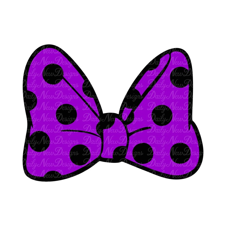 Download Minnie Bow Svg / 4-For-1 / Minnie Mouse Bow Svg / Disney ...