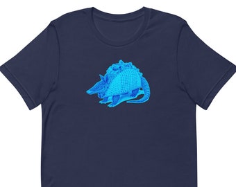 Tacodillo, armadillo taco, t-shirt, blue