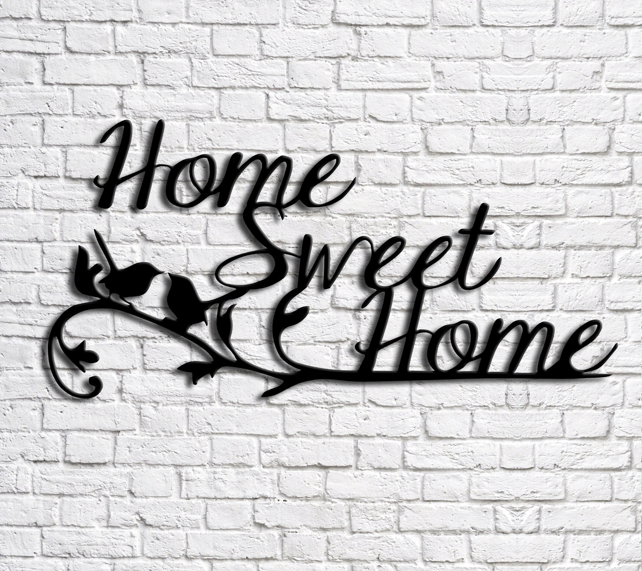 Home Sweet Home Sign Home Decor Wall Metal Decor Sweet Home Etsy