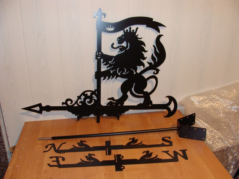 EXTRA LARGE Griffin Metal Weathervane Steel Weather vane Metal Etsy