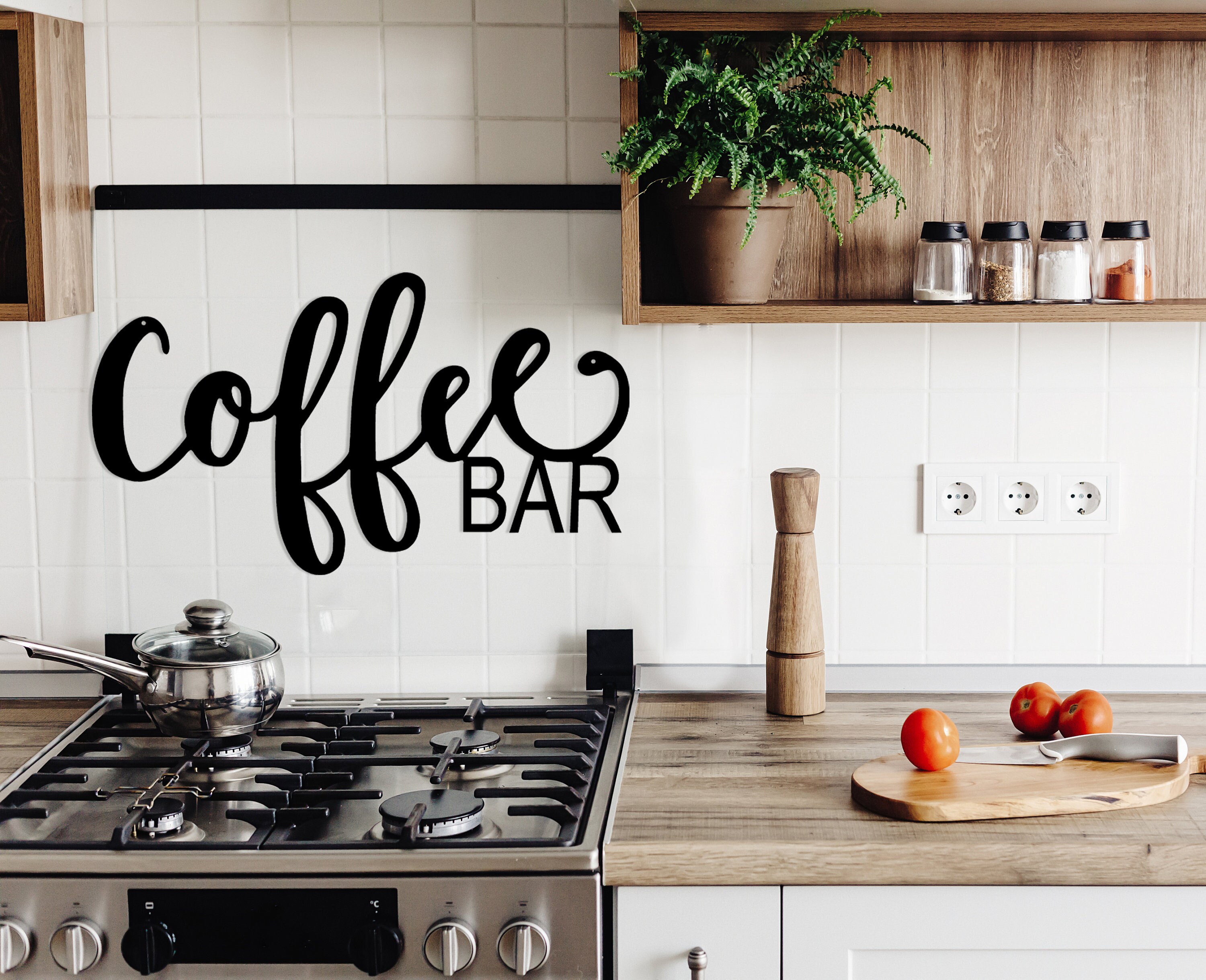 Coffee Metal Wall Art Metal Wall Decor Coffee Wall Hanging Etsy