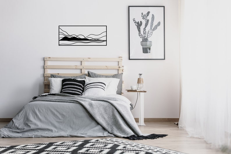 Metal Wall Art Sunset Metal Wall Decor Sunrise Housewarming Etsy