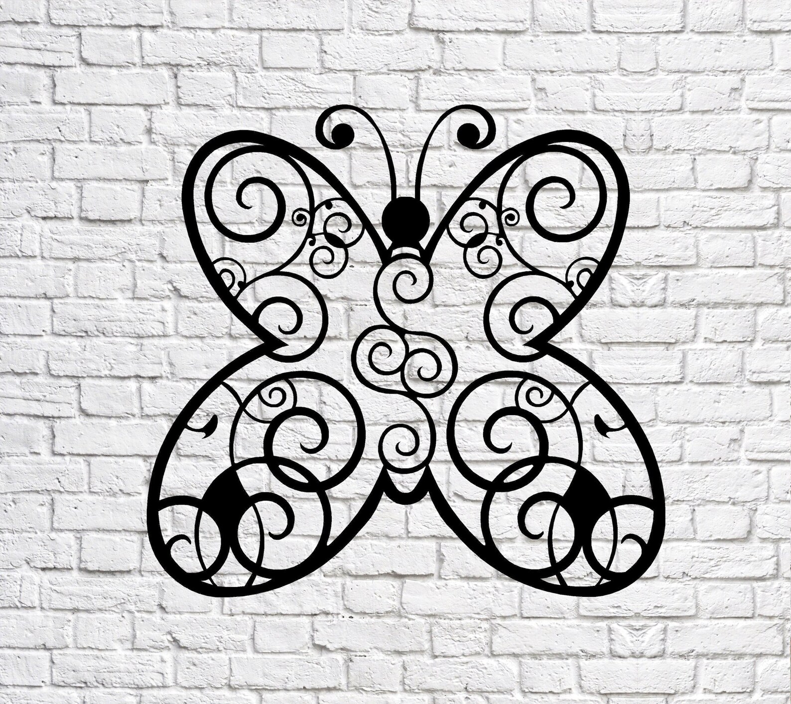 Butterfly Metal Wall Art Insect Steel Wall Hanging Art Metal Etsy