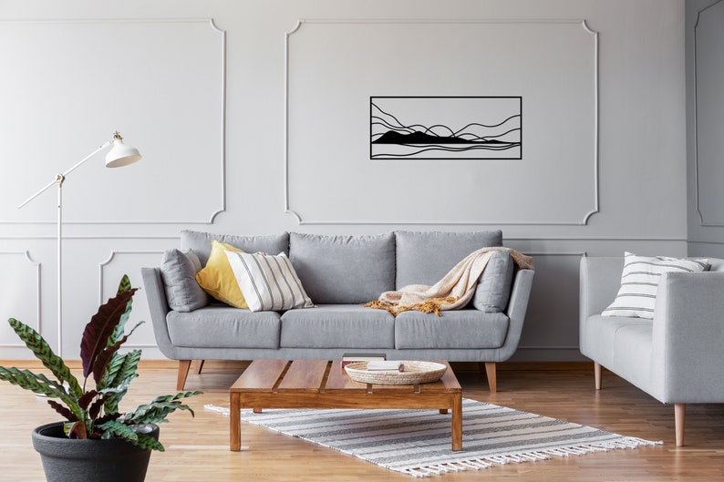 Metal Wall Art Sunset Metal Wall Decor Sunrise Housewarming Etsy