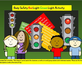 TF-CBT Red Light Green Light Body Safety Therapy Games
