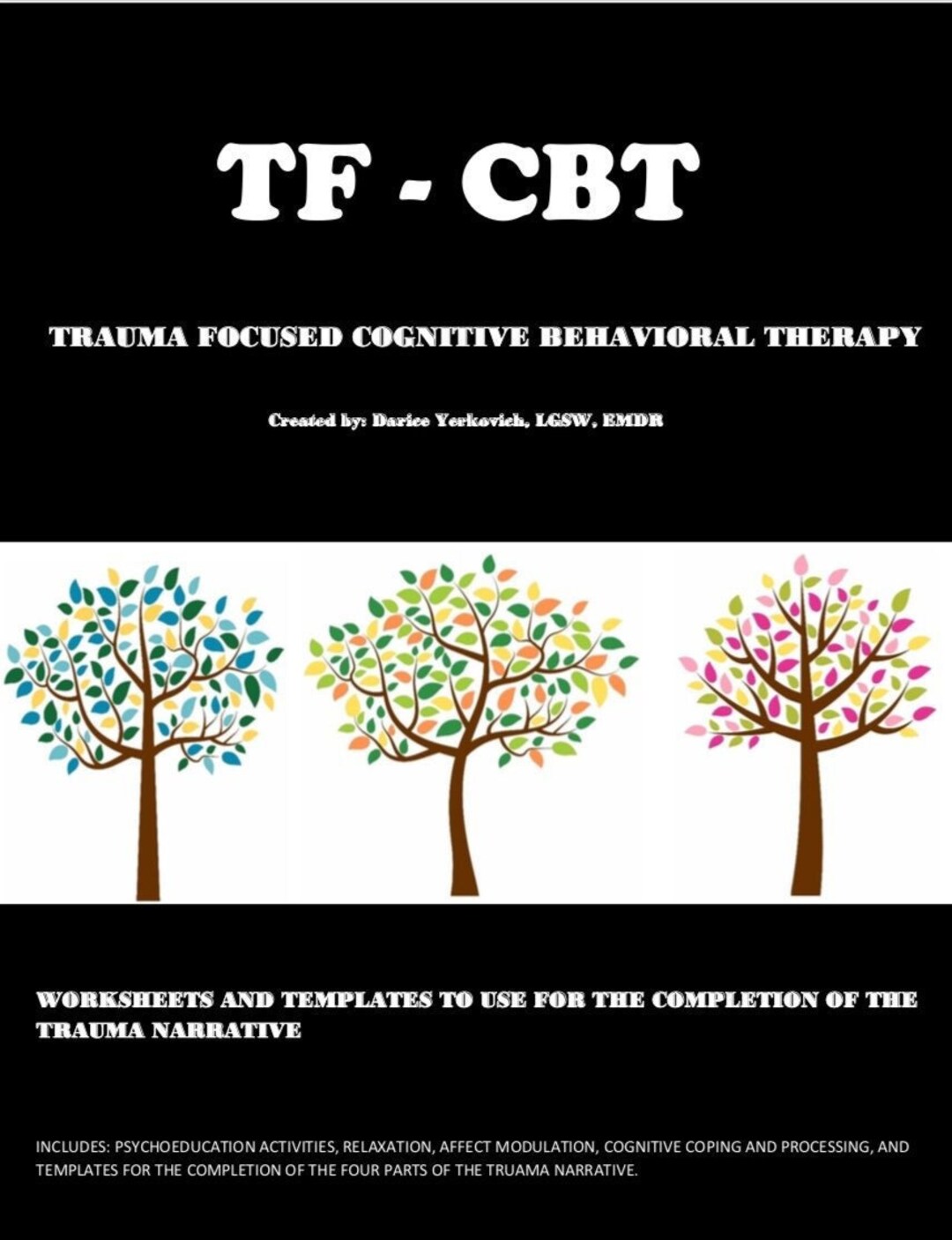 Trauma Focused Cognitive Behavioral Therapy TF CBT Etsy Canada