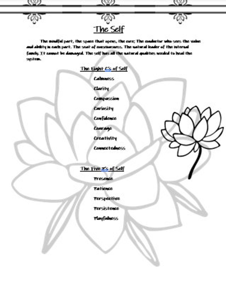 Internal Family Systems IFS Worksheets and Handouts | Etsy