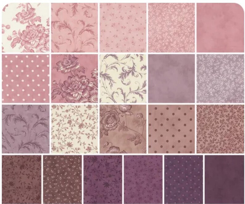 Made to Order Vintage Romantic Custom Rag Quilt Sizes Throw Queen King ...