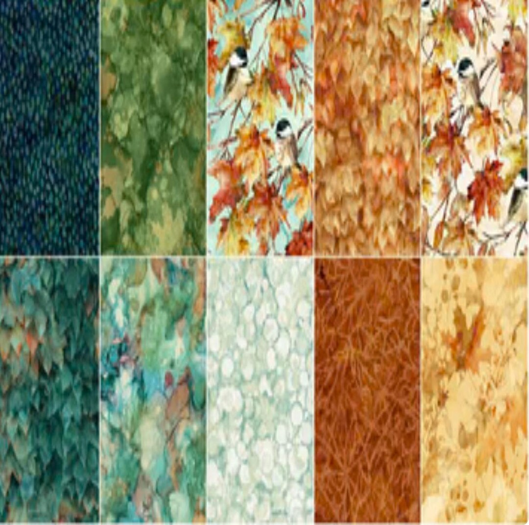 Made to Order Custom Autumn Fall Rag Quilt Throw Leaves Forest ...