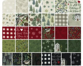 This could be your custom country Christmas rag quilt in red green black