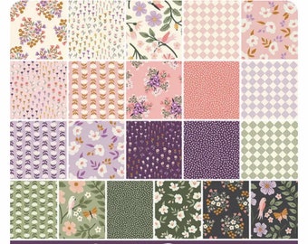 This could be your sweet floral custom rag quilt in queen or throw size in peach green purple white