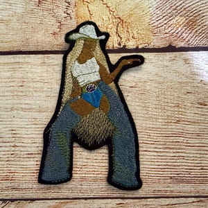 Bey als Cowboy Patch, Yonce Album Cover, Jacke und Hut Verschönerung, Gestickte Dekoration, Bügelbild, Aufnäher zum aufnähen