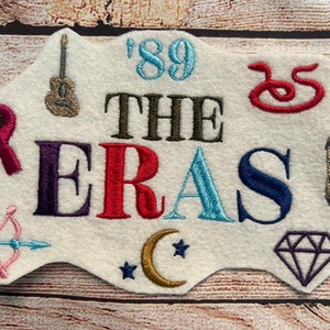Taylor The Eras Tour Embroidery Patch, Midnights, Antihero, reputation, Folklore Badge, Jacket and Hat embellishment,  iron-on patch