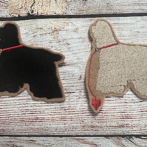 Cocker Spaniel Patch, Pet Patch, Dog Embroidered decoration, iron-on patch, sew on patch