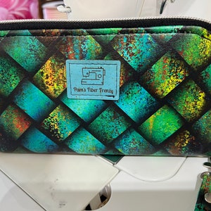 Cartera de piel sintética, cartera de diseñador turquesa, carteras de mujer, cartera de moda, bolso clutch