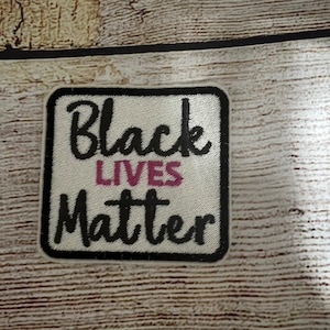 Black Lives Matter Patch, Embroidered decoration, iron-on patch, sew on patch, Equality Patch, jeans patch, clothes patch