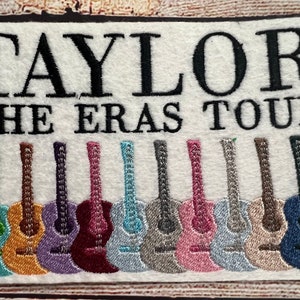 Eras Tour Patch, Artist Singer Eras Tour Badge, Trendy Retro Jacket and Hat embellishment, Embroidered decoration, iron-on patch,