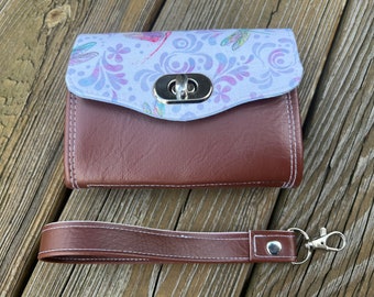 Small Vegan Wrist Strap Wallet Mini NCW Purse for Ladies