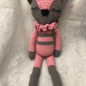 Cat Kitten handmade Amigurumi Crocheted stuffed animal stuffy plushy