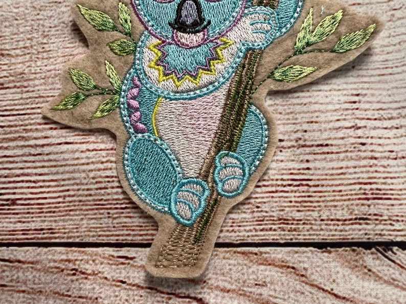 Koala Bear Patch, Collectable Embroidered Decoration, Patch for Clothes ...