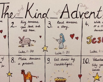 The Kind Advent Calendar - Printable