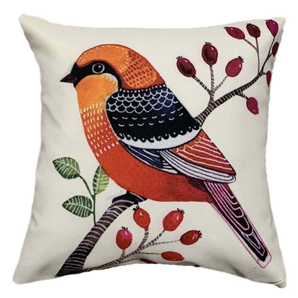 Multicolor Bird Cushion Cover Cushion Cover for Sofa's Etsy UK