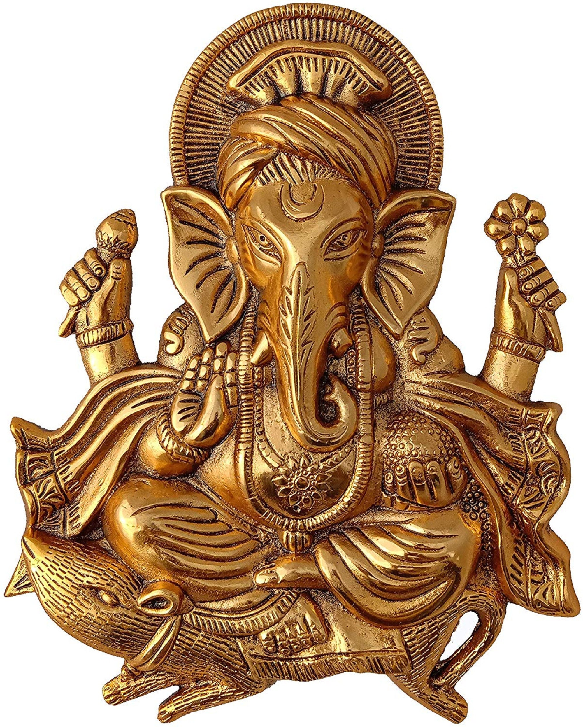 Metal Ganesha Idol Statue Wall Hanging for Home Decor Wall Etsy Australia
