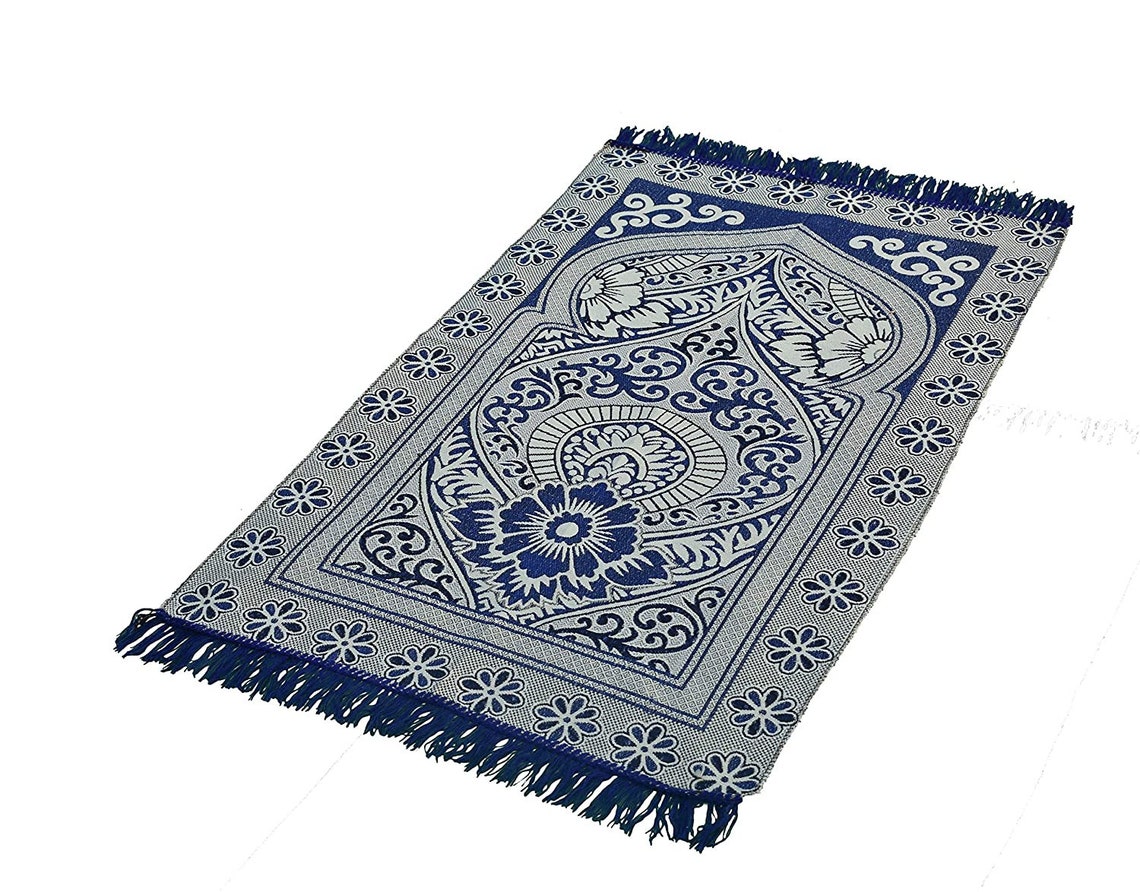 Cotton Blue Prayer Mat/ Rug/ Mats for Home Office & Outdoor Etsy