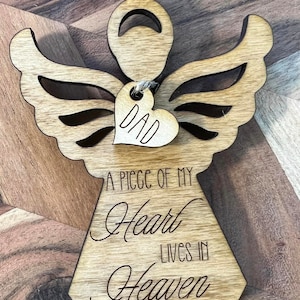 Remembrance Angel Ornament Auto Charm SVG
