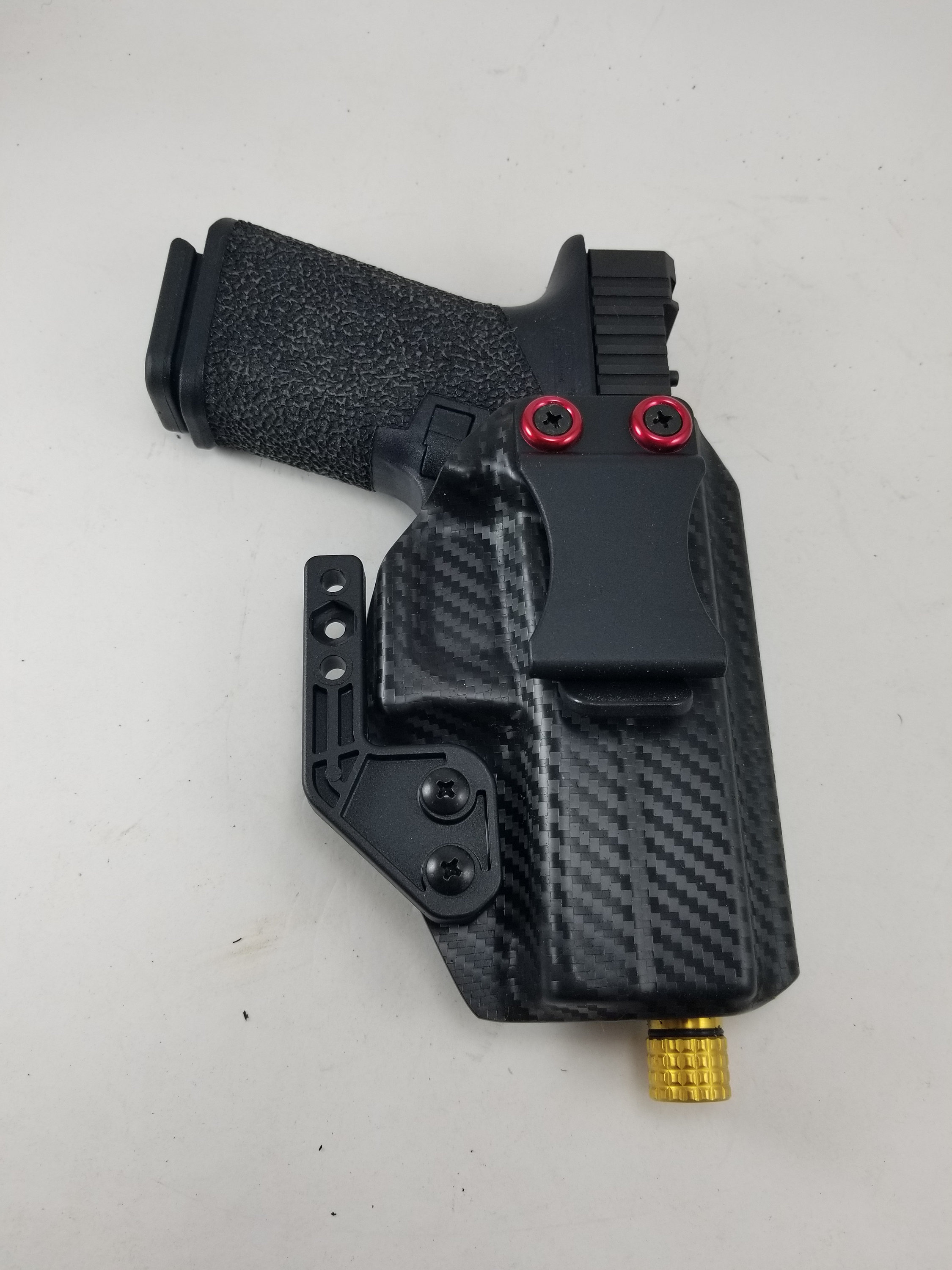 Polymer 80 holster pf940cv1 black carbon fiber kydex holster Etsy